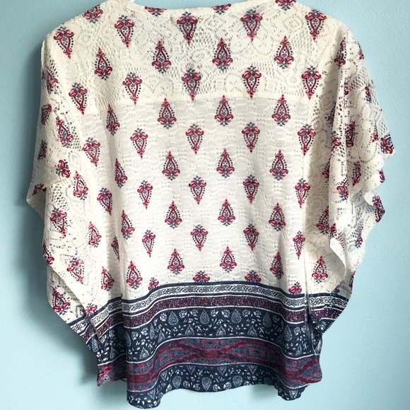 Style & Co Wing Sleeve Top - Picture 5 of 5